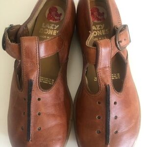 ANNIE Lazy Bones Brown Leather Authentic Vintage Kids Shoes